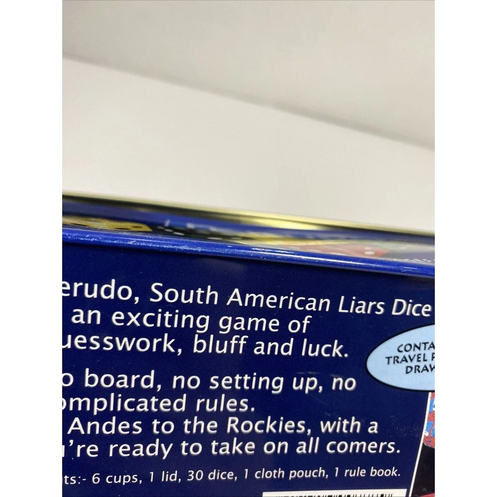 Perudo -The Classic Game of Liar's Dice  With Original Travel Bag- NO RULE BOOK - Picture 14 of 15